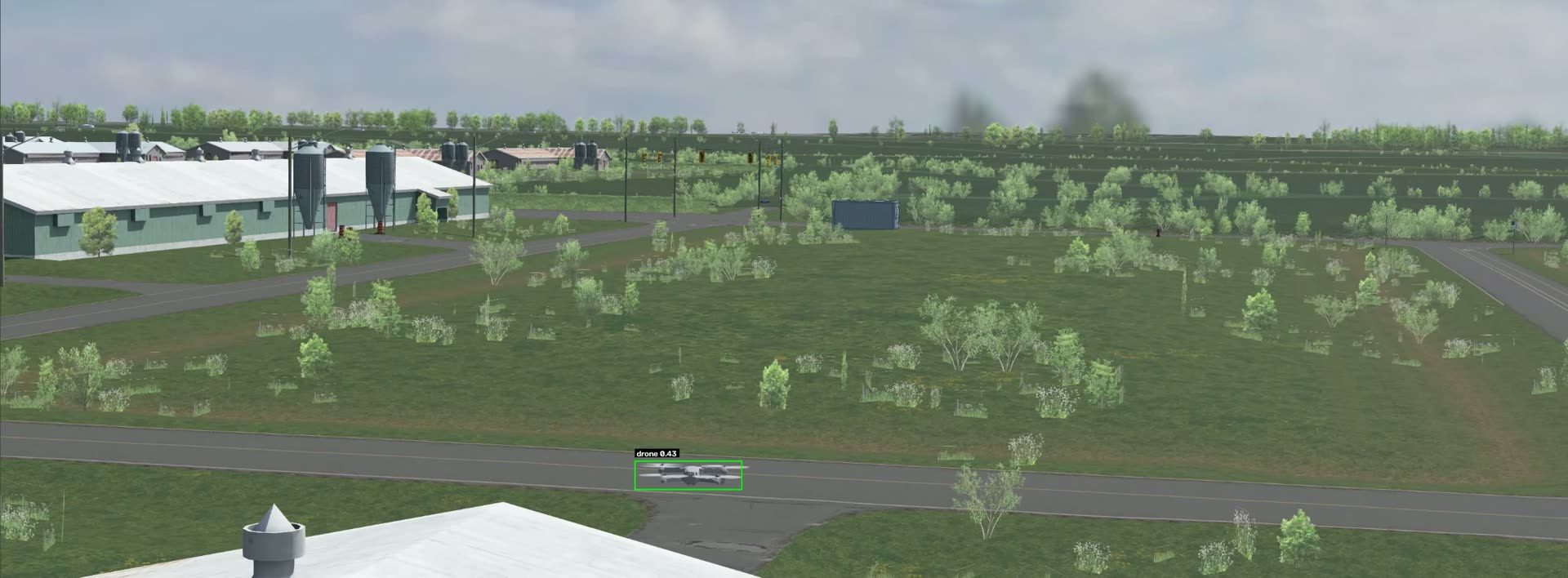 CEREBRO real-time detection in simulation